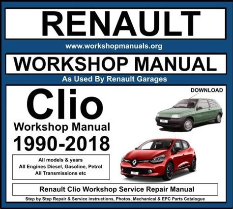 renault clio technical manual PDF