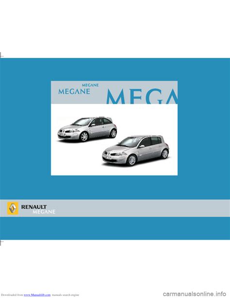 renault megane 2005 repair manual Kindle Editon