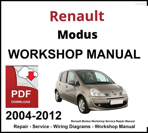 renault modus technical manual pdf Doc