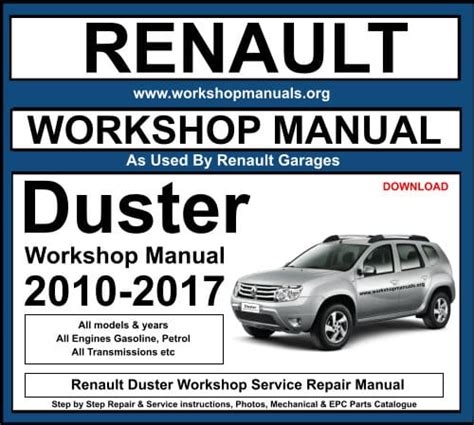 renault workshop repair manual free download Kindle Editon