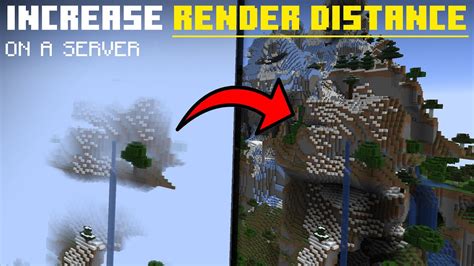 render distance is small despite high render distance minecraft