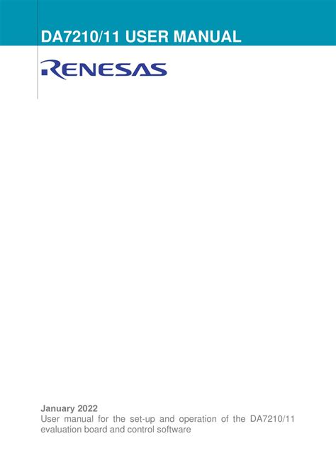 renesas owners manual Doc