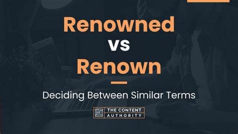 renown vs renowned