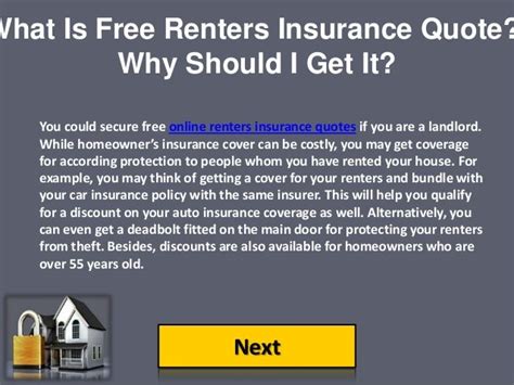 renters insurance quote online