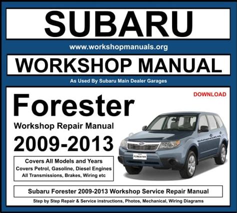 repair and manual and forester and 2009 and 20 PDF