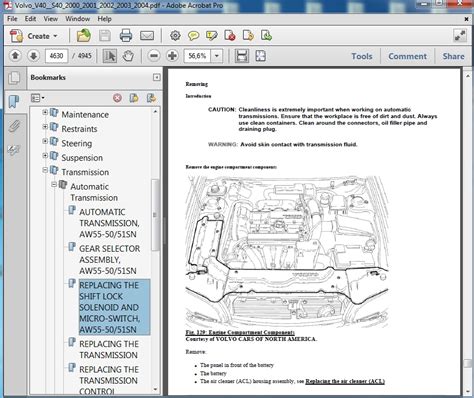 repair manual 2003 volvo s40 PDF