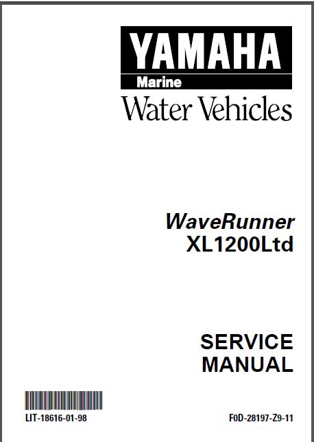 repair manual for 2001 yamaha xl1200 Doc
