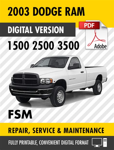 repair manual for 2003 dodge ram 1500 Kindle Editon