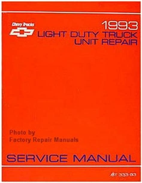 repair manual for a 93 chevy g20 Reader