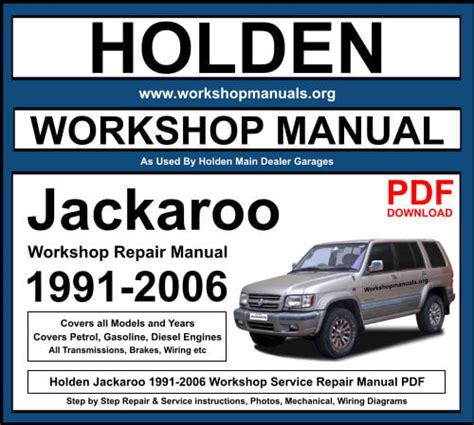 repair manual for jackaroo Doc