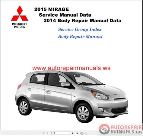 repair manual for mitsubishi transmission mirage PDF