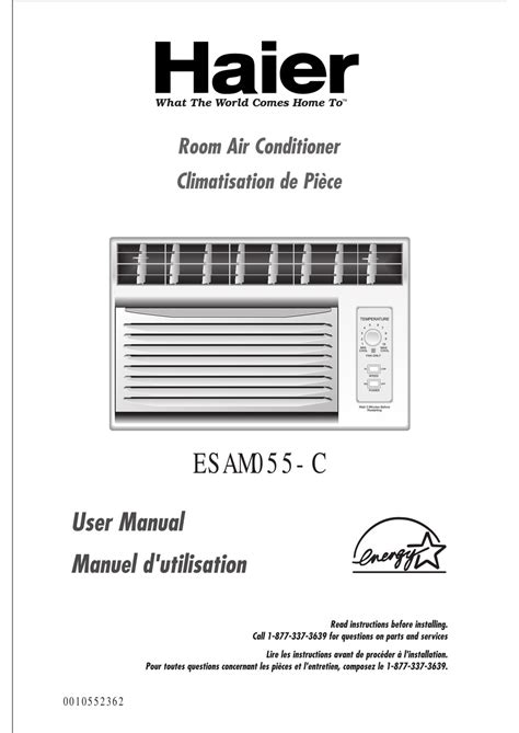 repair manual haier esam055 hwf06xc5 air conditioner PDF