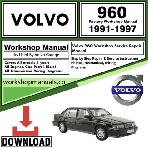 repair manual volvo 960 PDF