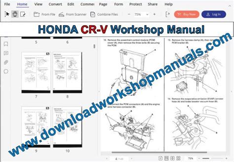 repair manuals technical honda crv Kindle Editon