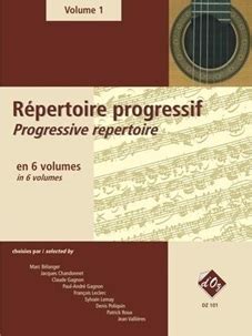 repertoire progressif pour guitare Kindle Editon