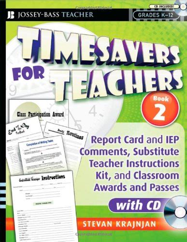 report-card-comments-timesavers-for-teacherscom Ebook Epub