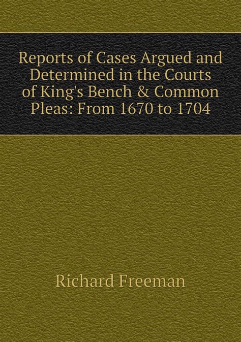 reports cases argued determined common Kindle Editon