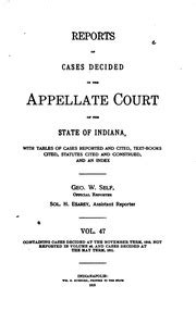 reports cases decided appellate indiana PDF