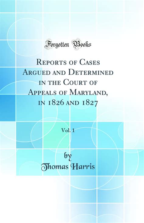reports determined appeals maryland classic Epub