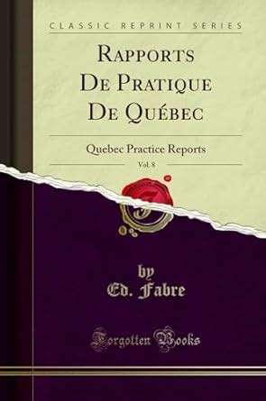 reports practice determined classic reprint Epub