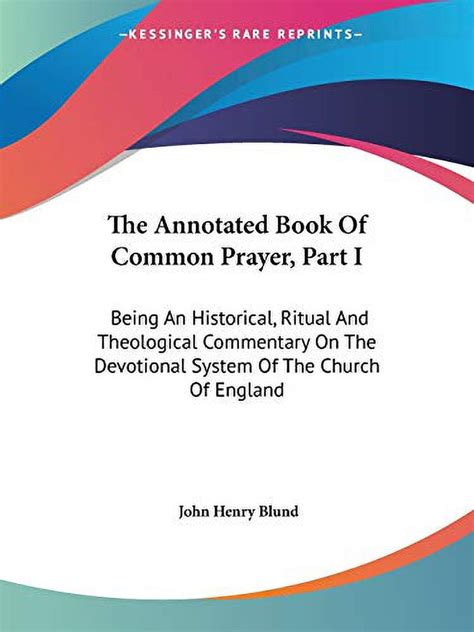 reprint the annotated book of common prayer being an historical ri Doc