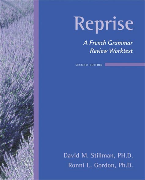 reprise a french grammar review worktext Ebook PDF