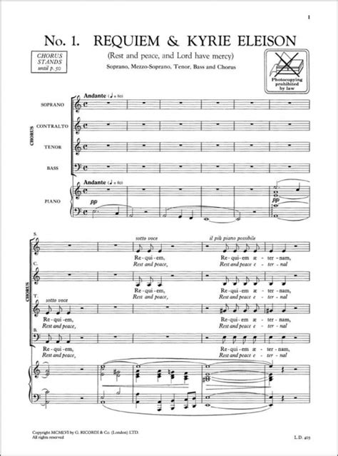 requiem vocal score english and latin edition Kindle Editon