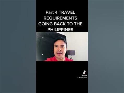 requirements going back to philippines from singapore