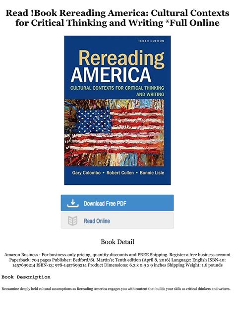 rereading-america-9th-edition-free Ebook Kindle Editon