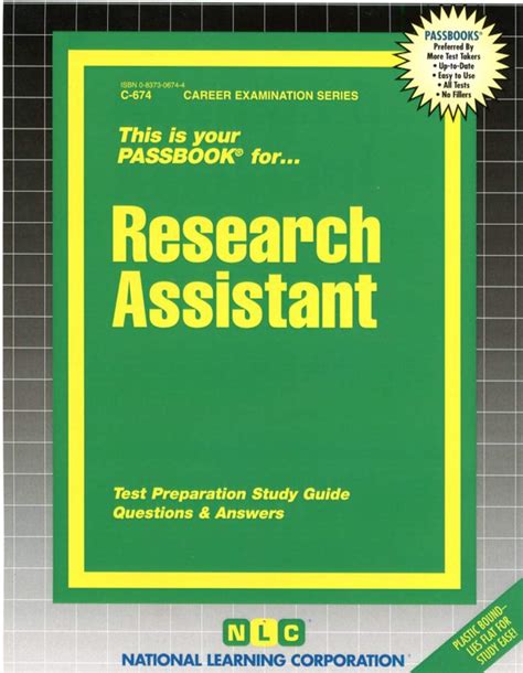 research assistant passbooks passbook opportunities Doc