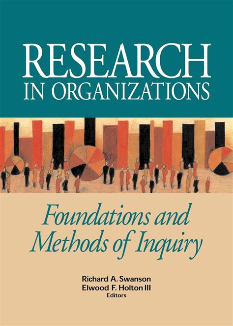 research in organizations foundations and methods of inquiry PDF