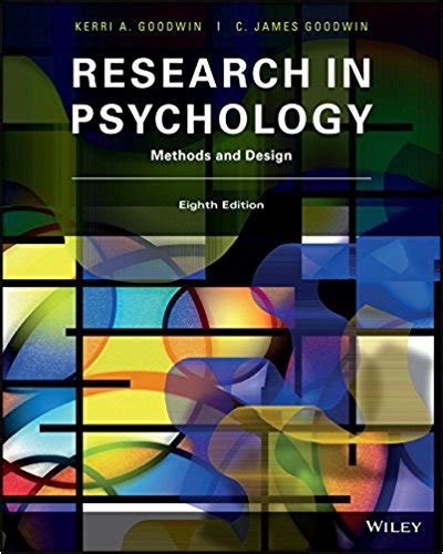 research in psychology methods and design Kindle Editon
