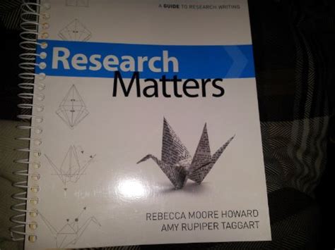 research matters a guide to writing Doc