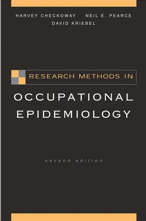 research methods in occupational epidemiology monographs in epidemiology and biostatistics Doc