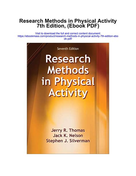 research methods in physical activity 7th edition Epub