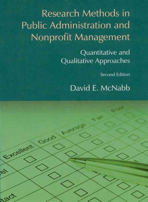 research methods in public administration and nonprofit management Doc