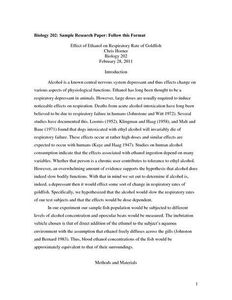 research paper for english class PDF