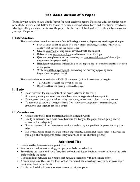 research paper format sample Doc