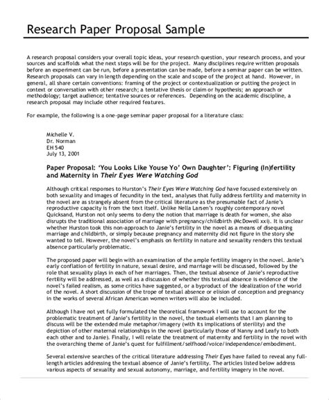 research paper proposal sample Kindle Editon