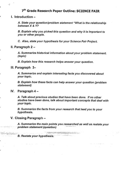 research paper topics 7th grade PDF