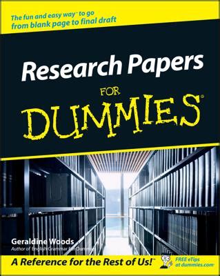 research papers for dummies Reader