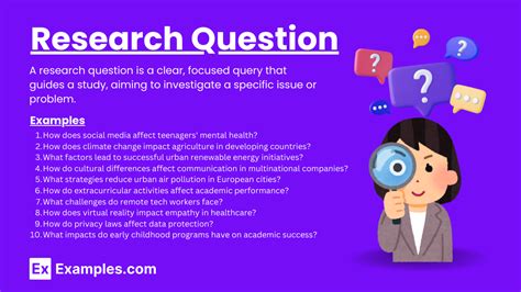 Research Question Template