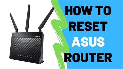 reset asus router