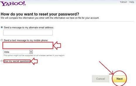 reset my yahoo password using security question PDF