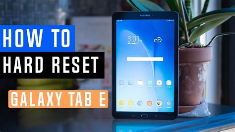 reset samsung tablet to factory settings Kindle Editon