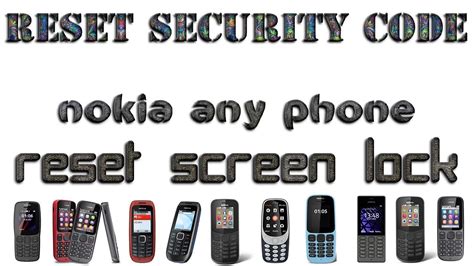 reset security code nokia 6133 Reader