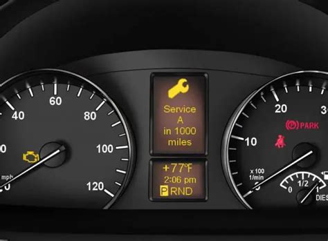 reset service indicator sprinter Reader