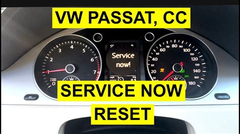 reset service now passat Reader