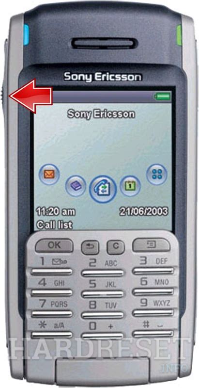 reset sony ericsson phone Reader