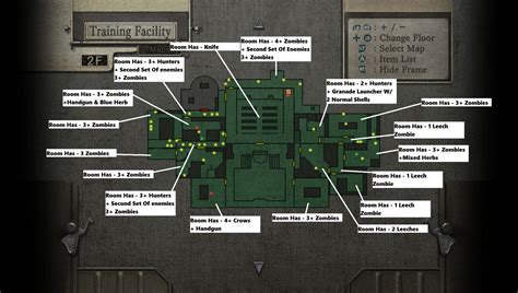 resident evil zero map